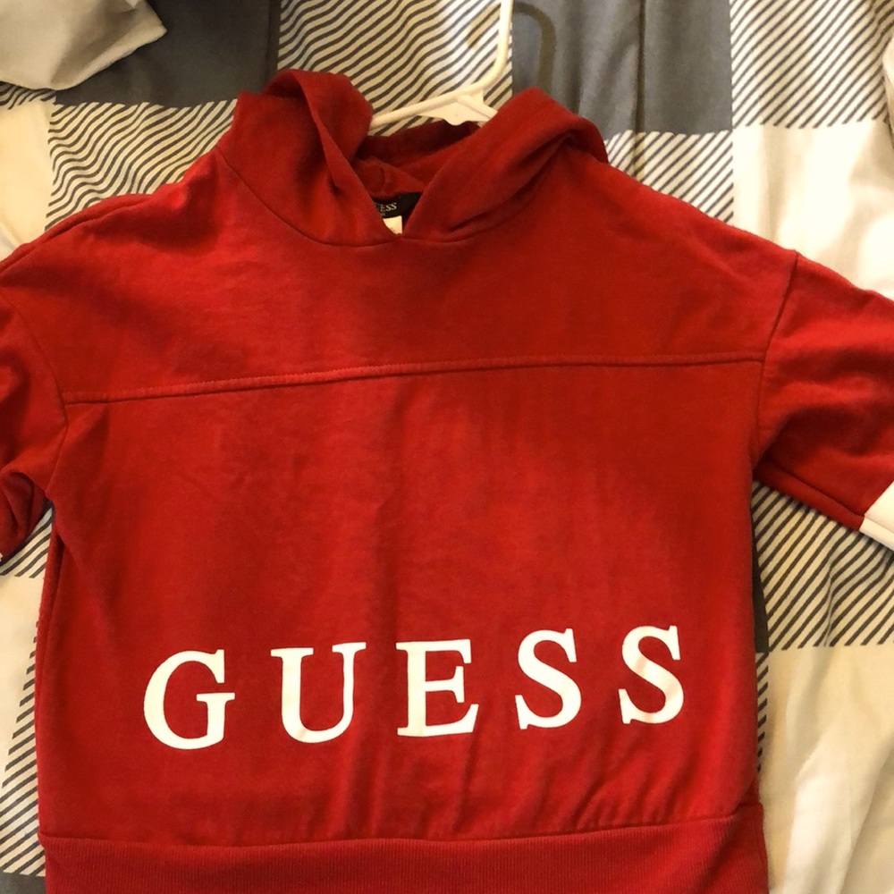 Red Guess hoodie